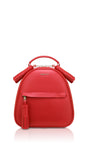 Woman Leather Backpack Lady Anne Vogue White