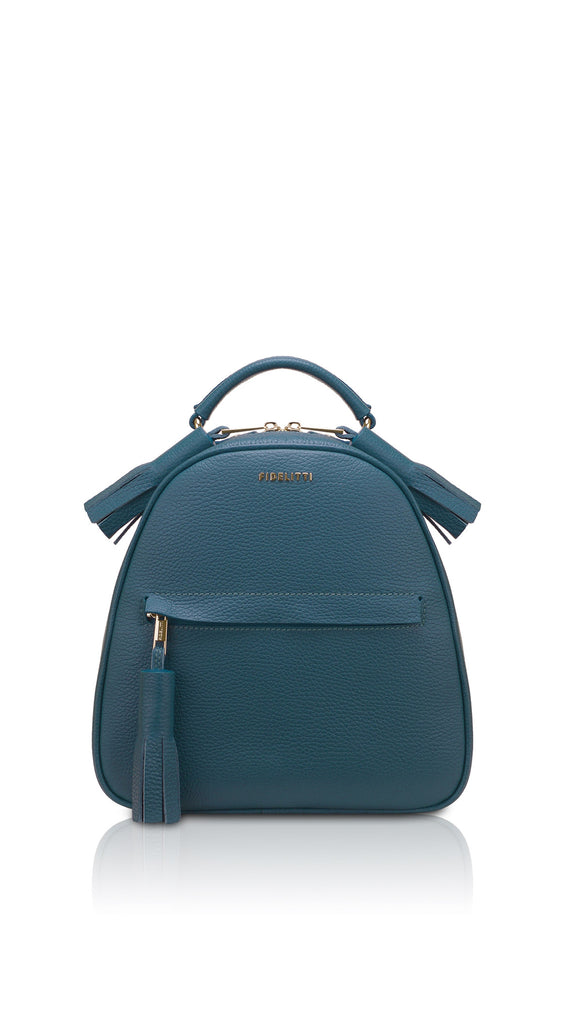 Woman Leather Backpack Lady Anne Vogue Blue Violet