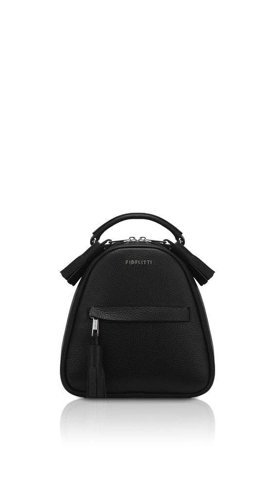 Woman Leather Backpack Lady Anne Vogue Mini DimGray