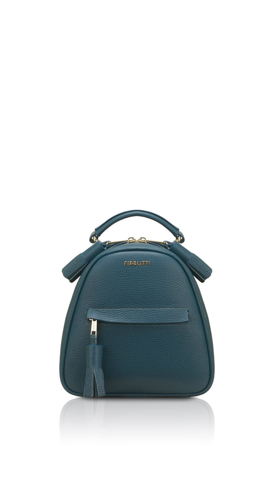 anne klein catherine leather backpack Woman Leather Backpack Lady Anne Vogue Mini Aquamarine – Ankobags