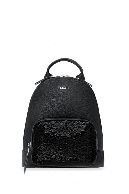 Woman Leather Backpack Lili Black – Ankobags Woman Leather Backpack Lili Black – Ankobags
