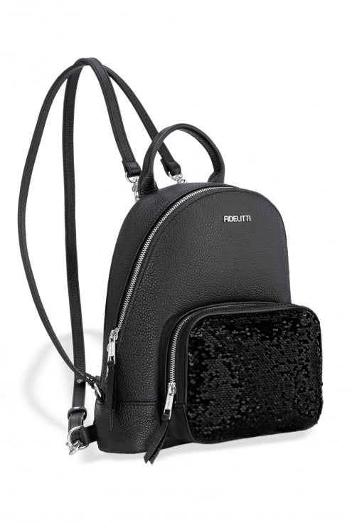Woman Leather Backpack Lili Black – Ankobags Woman Leather Backpack Lili Black – Ankobags