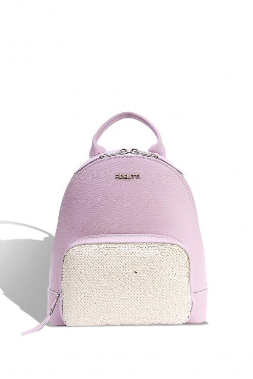 Woman Leather Backpack Lili MistyRose