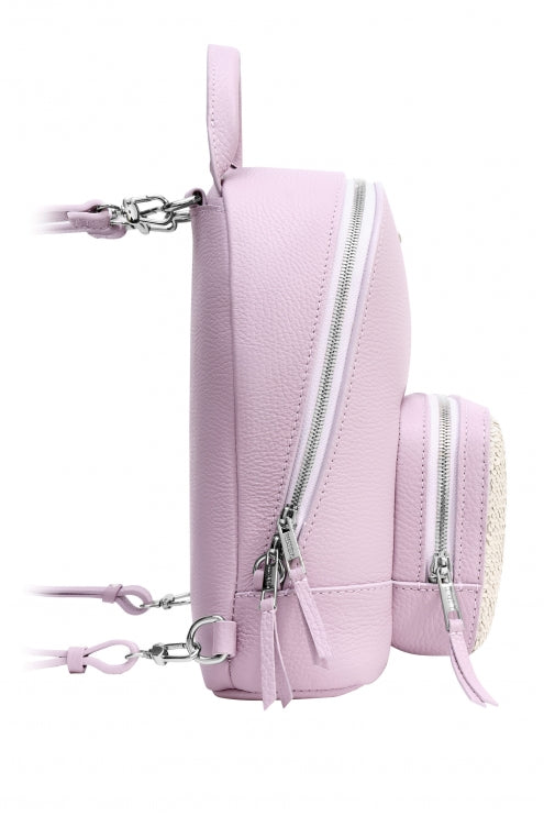 calvin klein dali pebble leather backpack purple Woman Leather Backpack Lili MistyRose – Ankobags