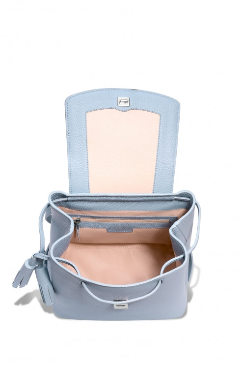 Woman Leather Backpack Lady Anne Glory Blue