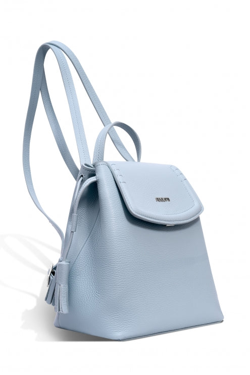 dkny bryant park leather top zip backpack Woman Leather Backpack Lady Anne Glory Blue – Ankobags