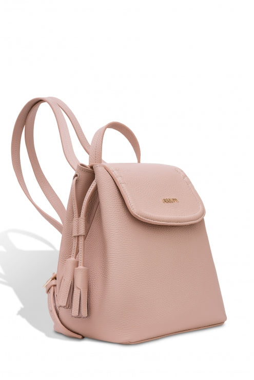 Woman Leather Backpack Lady Anne Glory Pink