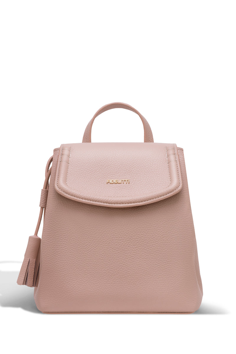 Woman Leather Backpack Lady Anne Glory Pink