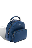 Woman Leather Backpack Lady Anne LUCIDARE Maxi Dark Blue
