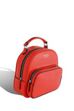 Woman Leather Backpack Lady Anne LUCIDARE Maxi Red