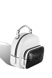 Woman Leather Backpack Lady Anne LUCIDARE Maxi White