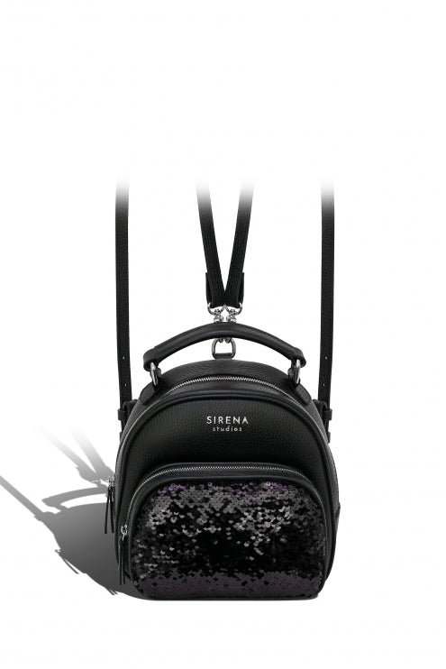 amerileather ladies leather backpack Woman Leather Backpack Lady Anne LUCIDARE Mini Black – Ankobags