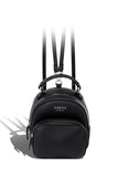 Woman Leather Backpack Lady Anne LUCIDARE Mini Black