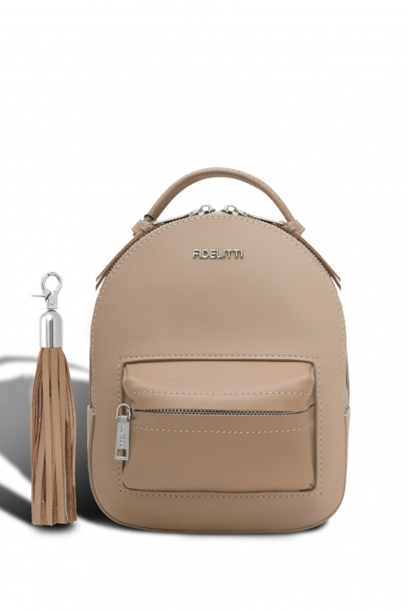 Woman Leather Backpack Lady Anne Prime Blue