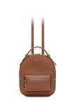 Woman Leather Backpack Lady Anne Prime Chocolate