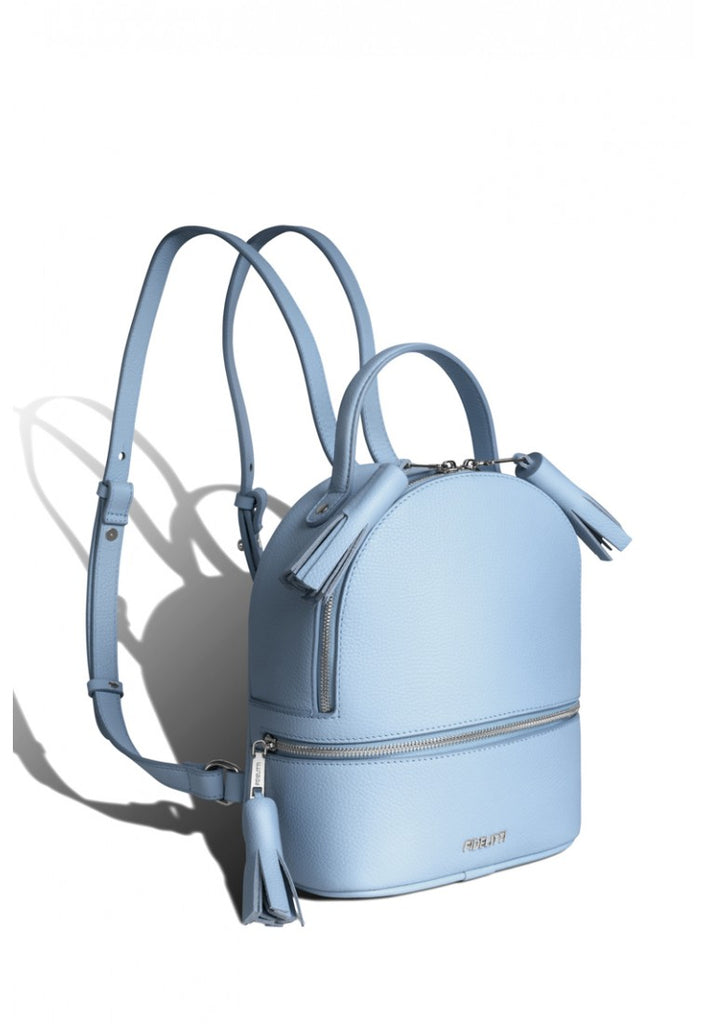 Woman Leather Backpack Lady Anne 'GO GO' Blue