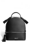 Woman Leather Backpack Lady Anne 'GO GO' Black