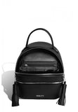 Woman Leather Backpack Lady Anne 'GO GO' Black