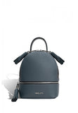 Woman Leather Backpack Lady Anne 'GO GO' Mini Gray
