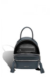Woman Leather Backpack Lady Anne 'GO GO' Mini Gray