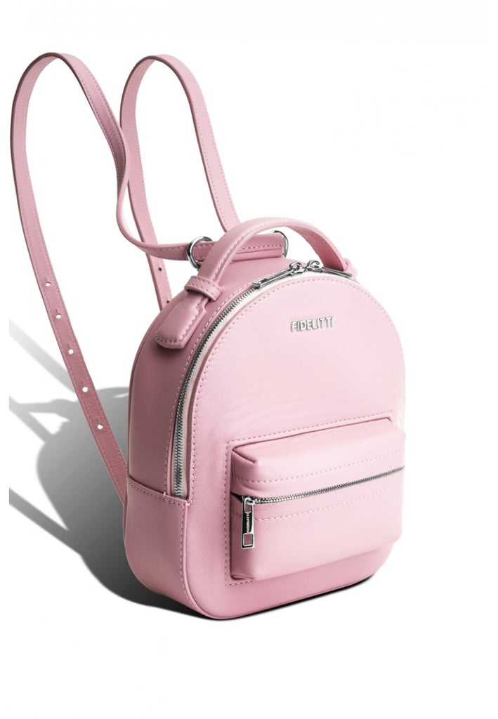 Woman Leather Backpack Lady Anne Prime Pink