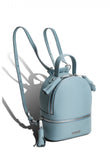 Woman Leather Backpack Lady Anne 'GO GO' Mini Blue