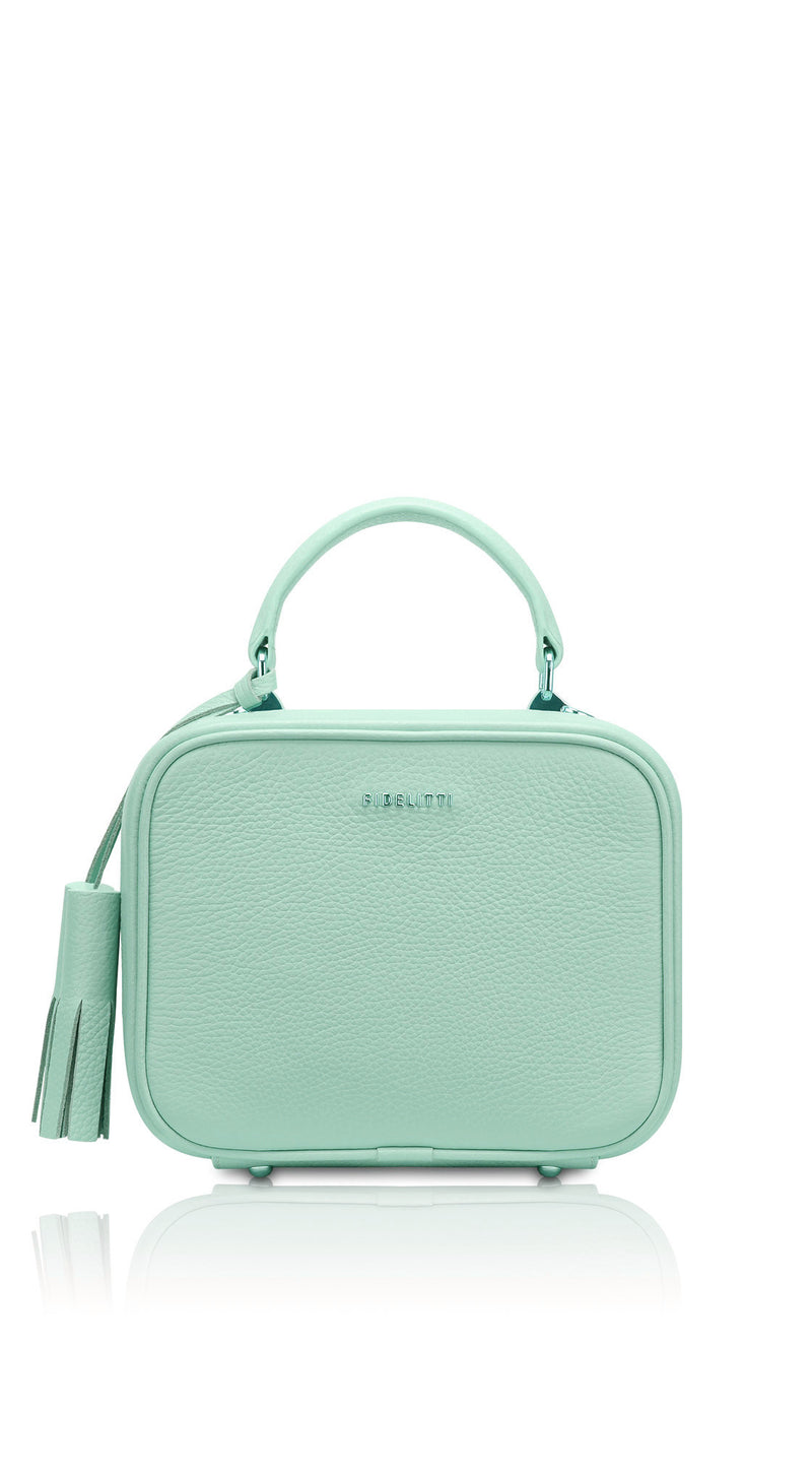 Woman Leather Bag Lady Anne BonBon Paleturquoise