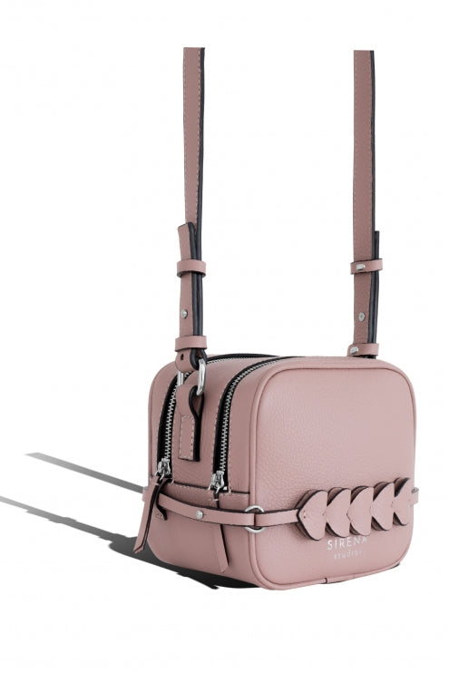 Woman Leather Bag Lady Anne CUORE Beige