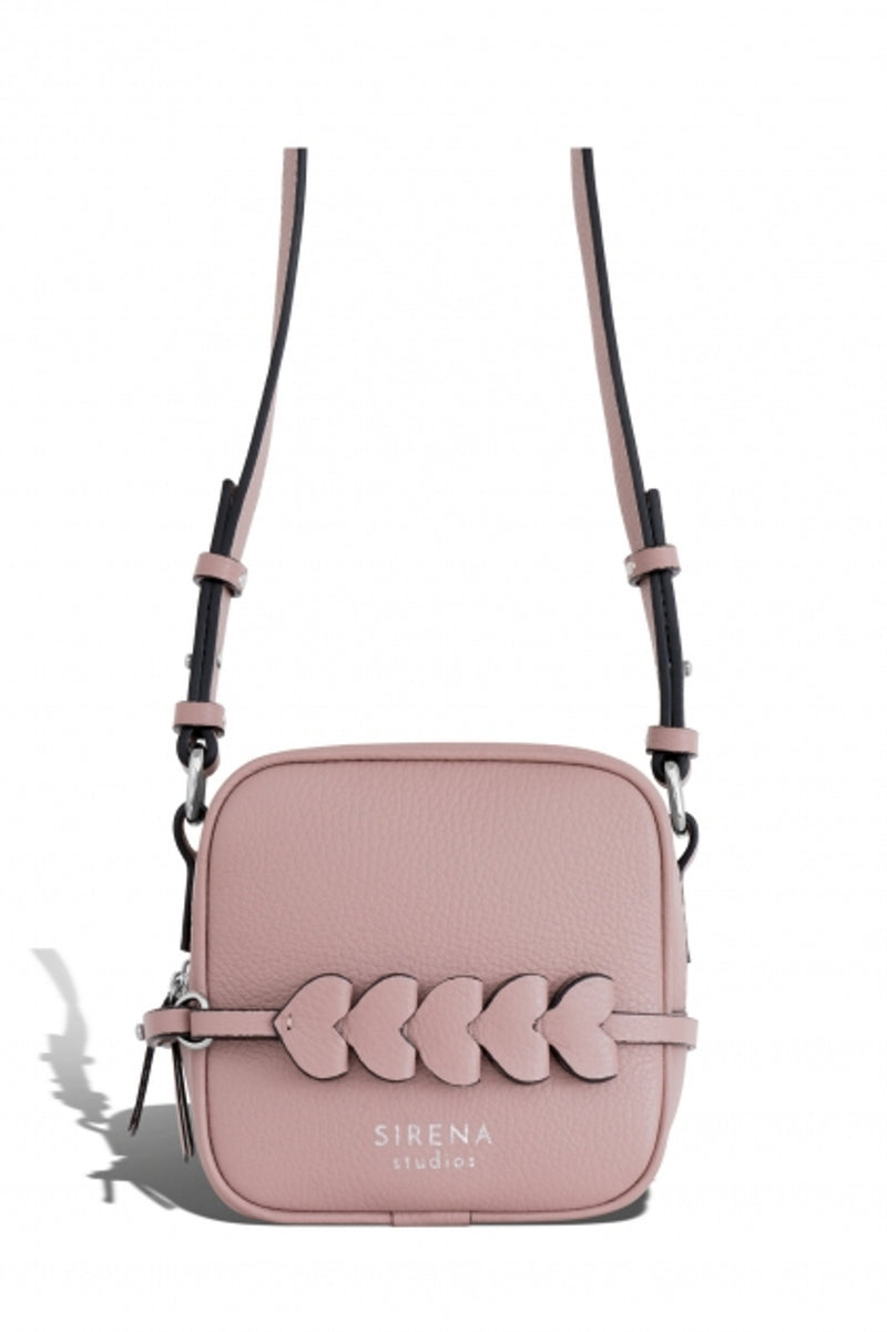 Woman Leather Bag Lady Anne CUORE Beige