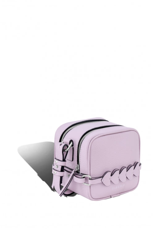 Woman Leather Bag Lady Anne CUORE Lilac