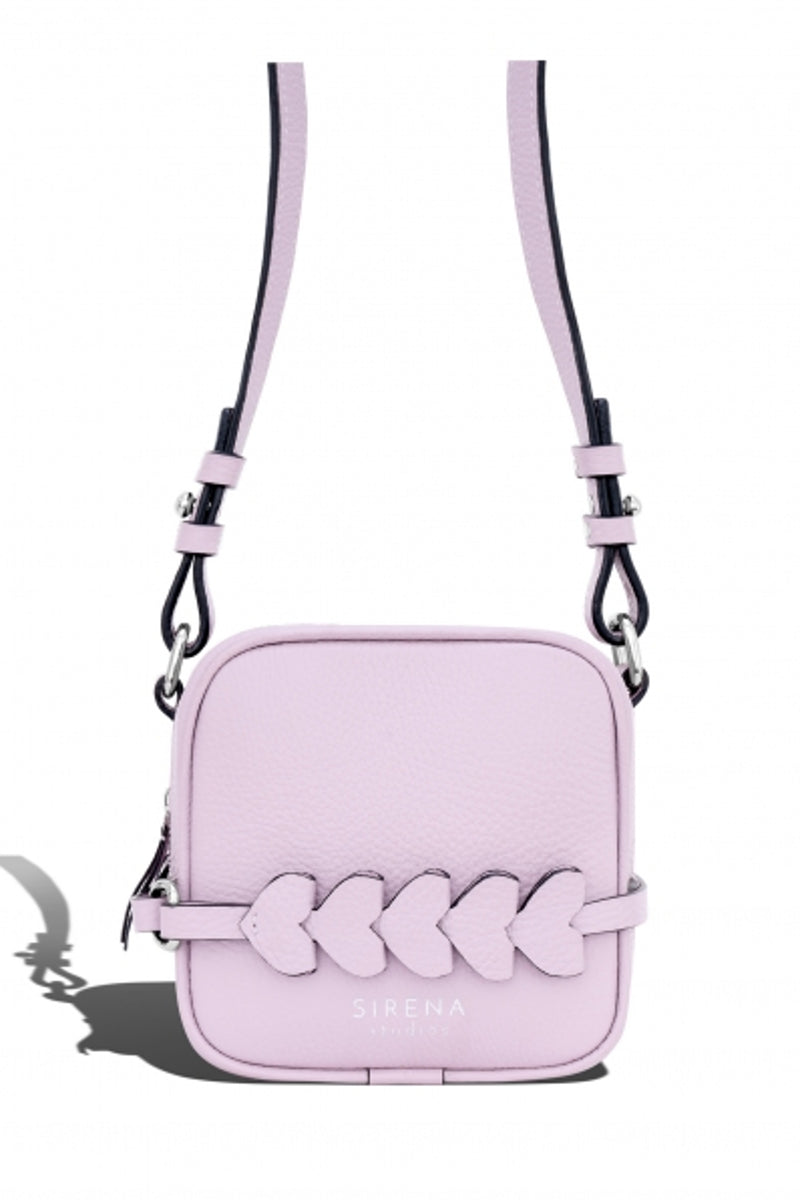 Woman Leather Bag Lady Anne CUORE Lilac