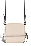 Woman Leather Bag Lady Anne CUORE Soft Beige