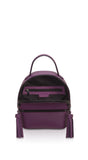 Woman Leather Backpack Lady Anne 'GO GO'  Blue Violet