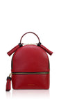 Woman Leather Backpack Lady Anne 'GO GO' Red